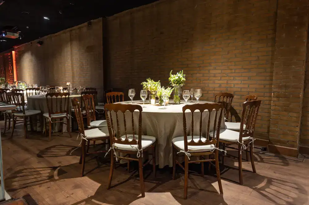 Intimate private party catering display